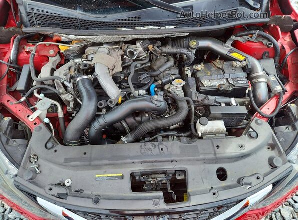 3N1CB7AP9HY301186 2017 NISSAN SENTRA Red Սալոնի հետևի տեսք