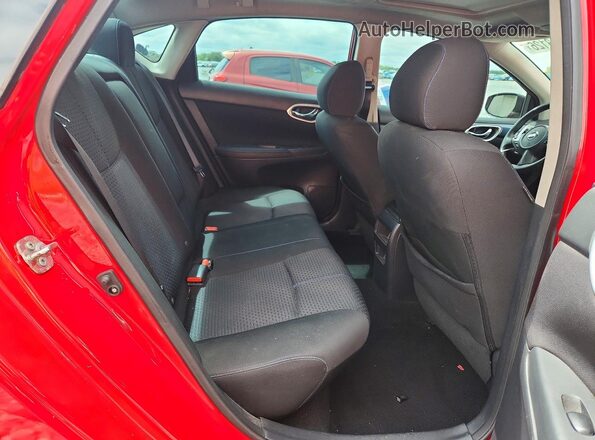 3N1CB7AP9HY301186 2017 NISSAN SENTRA Red Հետևի նստատեղերի տեսք