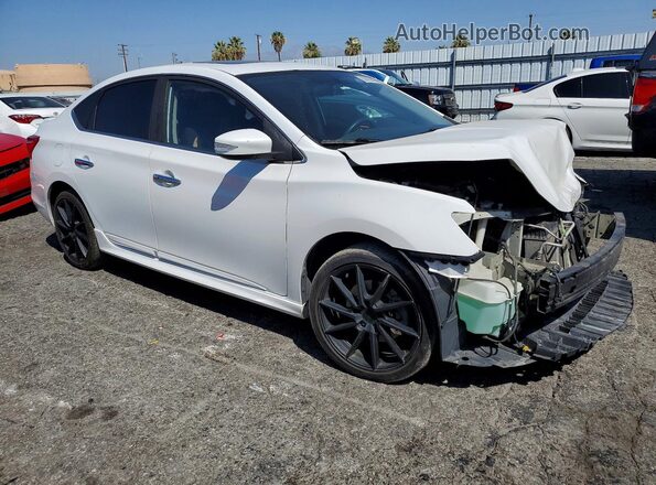 3N1CB7APXHY238471 2017 NISSAN SENTRA Белый Передняя правая четверть