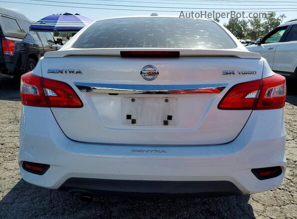 3N1CB7APXHY238471 2017 NISSAN SENTRA Белый Вид сзади