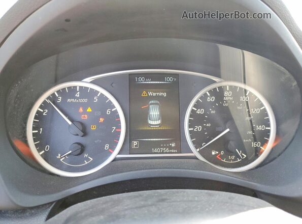 3N1CB7APXHY238471 2017 NISSAN SENTRA Белый Вид щитка приборов