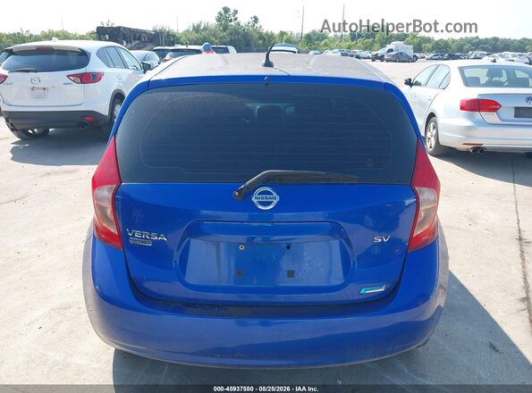 3N1CE2CP0GL351946 2016 NISSAN VERSA NOTE Blue Instrument cluster view