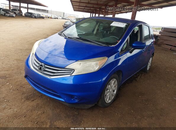 3N1CE2CP0GL365667 2016 NISSAN VERSA NOTE Blue Передня ліва чверть