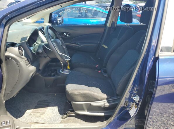 3N1CE2CP0HL354573 2017 NISSAN VERSA Blue Front interior view