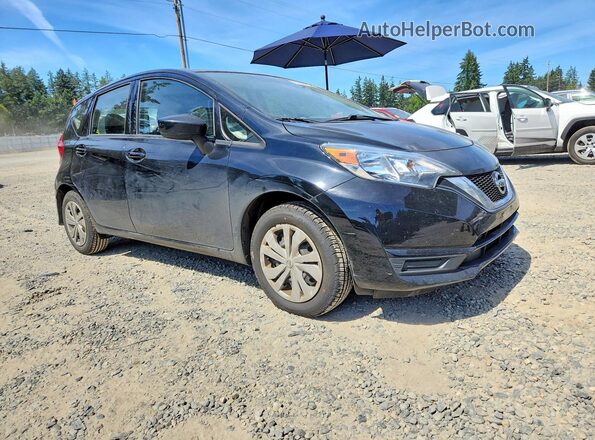 3N1CE2CP0HL357666 2017 NISSAN VERSA Черный Передняя правая четверть