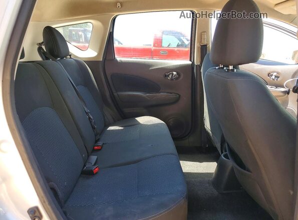 3N1CE2CP0KL363989 2019 NISSAN VERSA Silver Rear seats view
