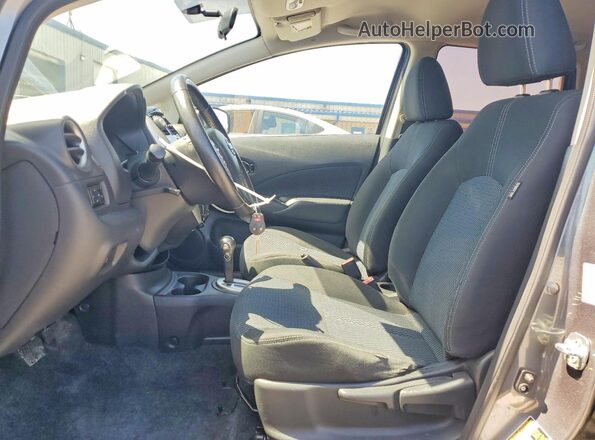 3N1CE2CP1GL357206 2016 NISSAN VERSA Gray Вид салону спереду