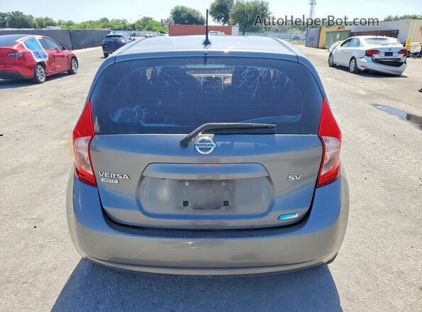 3N1CE2CP1GL357206 2016 NISSAN VERSA Gray Вид ззаду