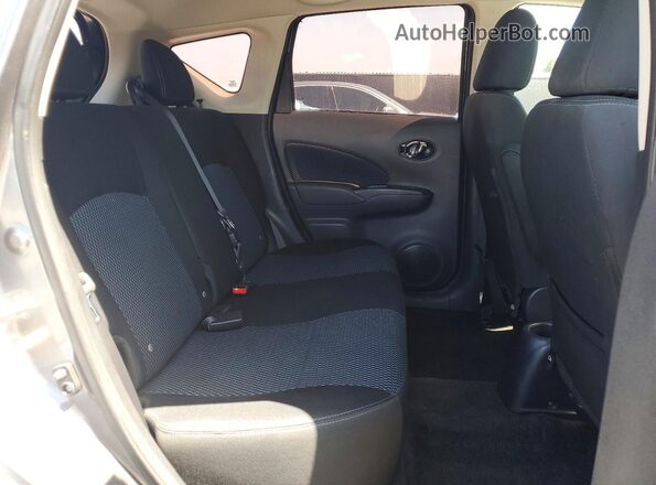 3N1CE2CP1GL357206 2016 NISSAN VERSA Gray Вид задніх сидінь