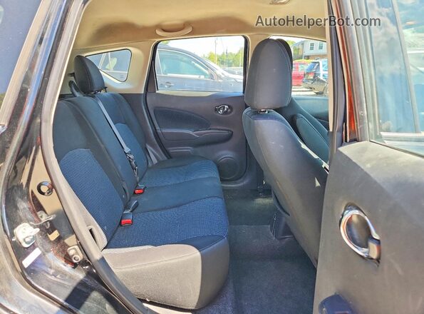 3N1CE2CP1GL395826 2016 NISSAN VERSA Black Вид задніх сидінь