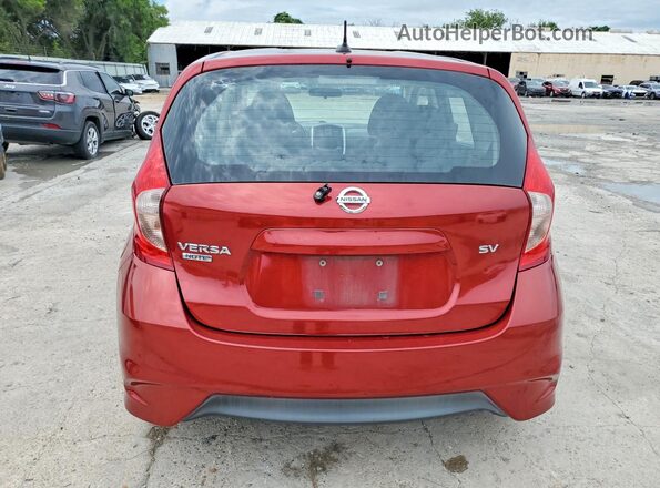 3N1CE2CP1HL360298 2017 NISSAN VERSA Red უკანა ხედი