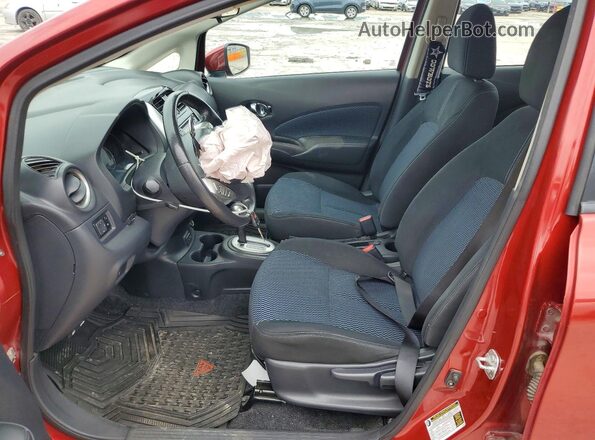 3N1CE2CP1HL360298 2017 NISSAN VERSA Red წინა სალონის ხედი