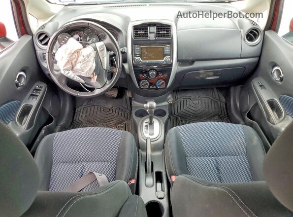 3N1CE2CP1HL360298 2017 NISSAN VERSA Red წინა პანელის ხედი