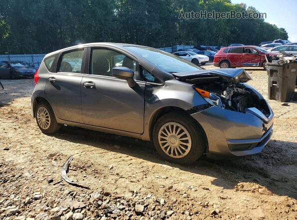 3N1CE2CP1HL377134 2017 NISSAN VERSA Gray Delantero derecho