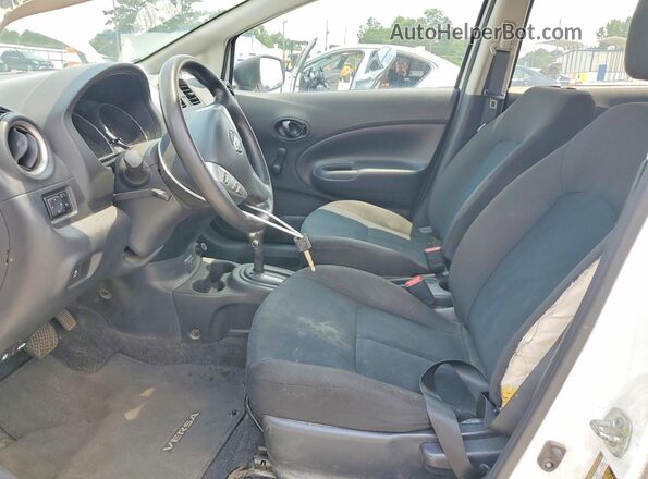 3N1CE2CP1KL366741 2019 NISSAN VERSA White წინა სალონის ხედი