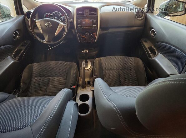 3N1CE2CP2GL398704 2016 NISSAN VERSA Silver Առջևի վահանակի տեսք