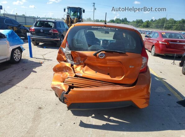 3N1CE2CP2HL358043 2017 NISSAN VERSA Orange Rear view