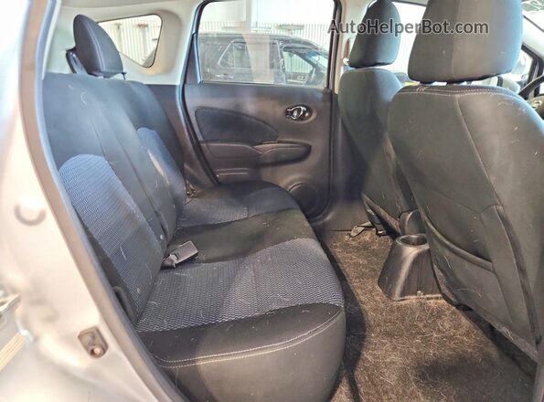 3N1CE2CP3GL381717 2016 NISSAN VERSA Silver Rear seats view