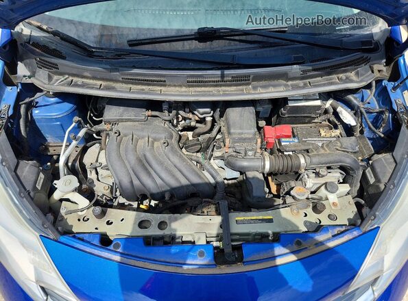3N1CE2CP4GL366126 2016 NISSAN VERSA Blue Вид задньої частини салону