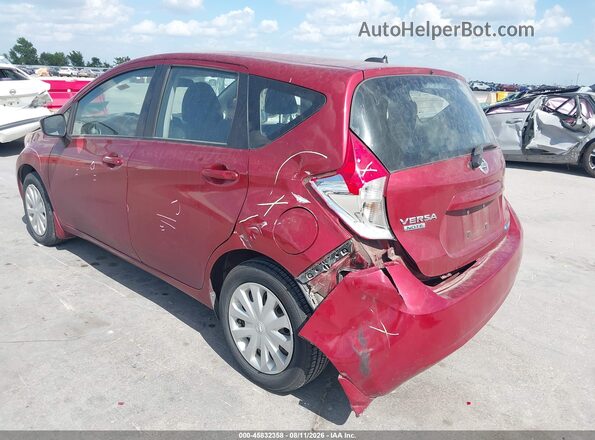 3N1CE2CP4GL376509 2016 NISSAN VERSA NOTE Red Front view