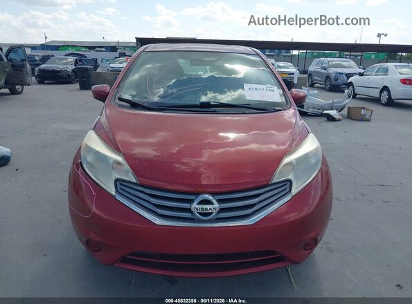 3N1CE2CP4GL376509 2016 NISSAN VERSA NOTE Red Instrument cluster view