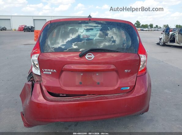 3N1CE2CP4GL376509 2016 NISSAN VERSA NOTE Red 