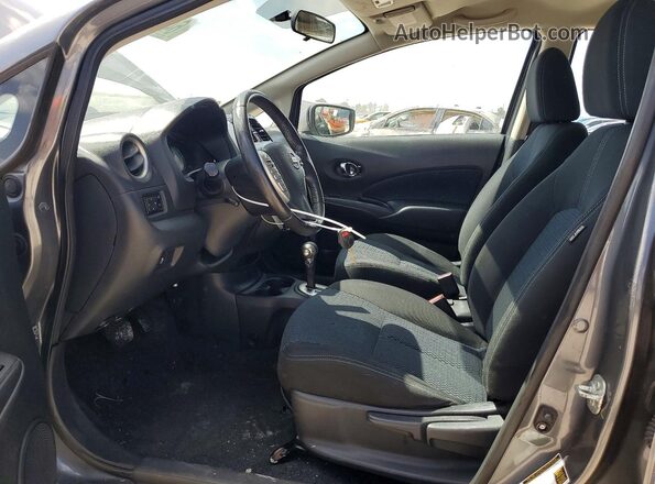 3N1CE2CP4GL378552 2016 NISSAN VERSA Gray Vista interior delantera