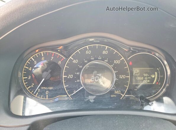 3N1CE2CP4GL378552 2016 NISSAN VERSA Gray Vista del cuadro de instrumentos