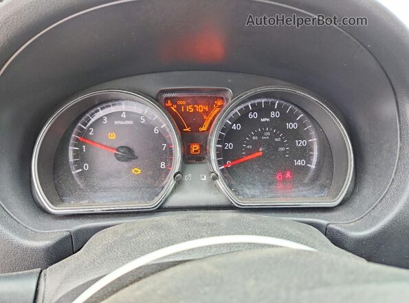3N1CE2CP4GL406981 2016 NISSAN VERSA White Instrument cluster view