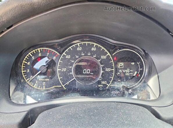 3N1CE2CP4HL375975 2017 NISSAN VERSA Black Widok zestawu wskaźników