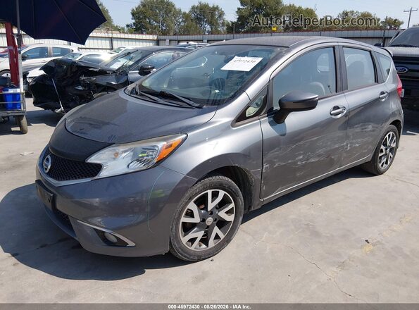 3N1CE2CP5GL392721 2016 NISSAN VERSA NOTE Gray წინა მარცხენა ხედი სამი მეოთხედიდან