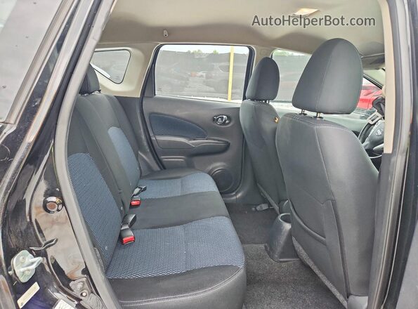 3N1CE2CP5HL362099 2017 NISSAN VERSA Black უკანა სავარძლების ხედი
