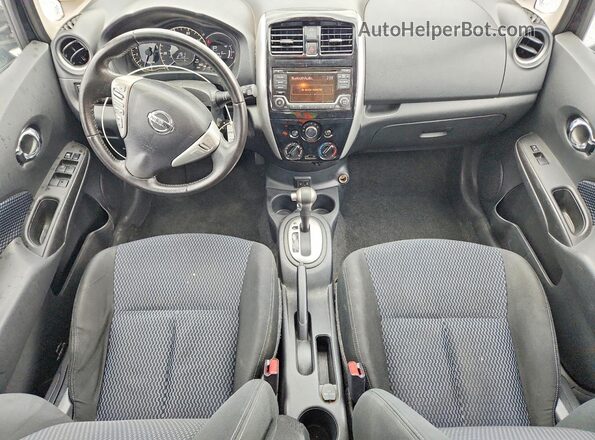 3N1CE2CP5HL362099 2017 NISSAN VERSA Black წინა პანელის ხედი