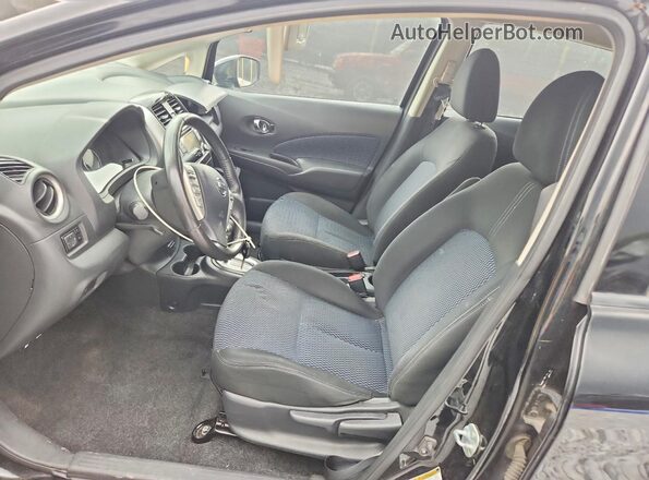 3N1CE2CP5HL362099 2017 NISSAN VERSA Black წინა სალონის ხედი