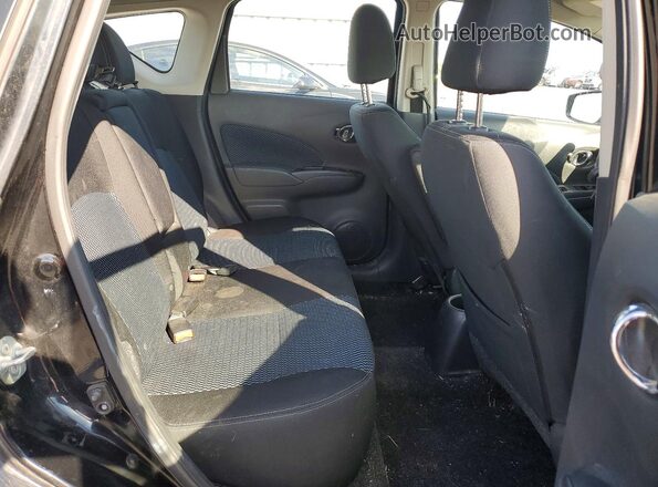 3N1CE2CP5JL365350 2018 NISSAN VERSA Black Vista de los asientos traseros