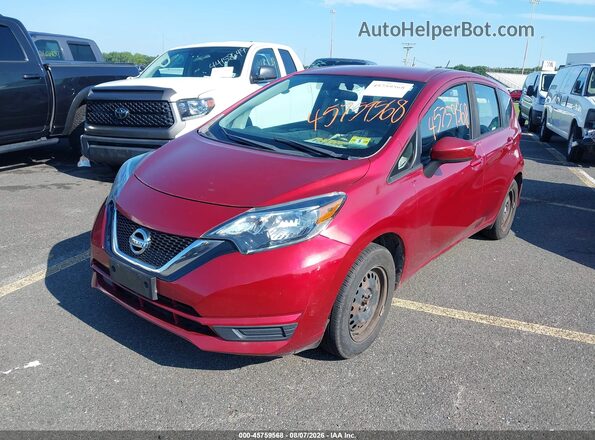 3N1CE2CP6HL360197 2017 NISSAN VERSA NOTE Red წინა მარცხენა ხედი სამი მეოთხედიდან