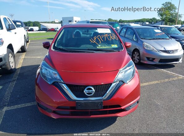 3N1CE2CP6HL360197 2017 NISSAN VERSA NOTE Red ხელსაწყოთა პანელის ხედი