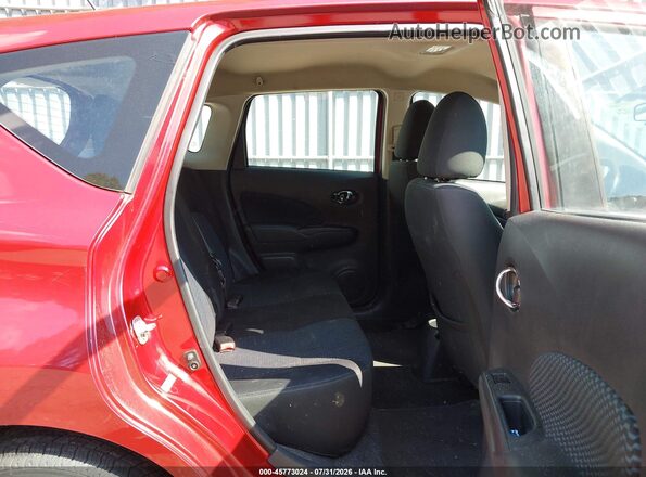 3N1CE2CP6HL381583 2017 NISSAN VERSA NOTE Red VIN კოდის სტიკერის ხედი