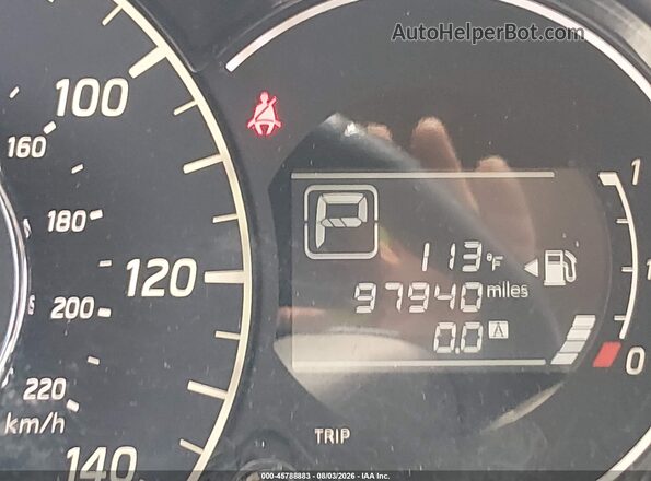 3N1CE2CP7GL351670 2016 NISSAN VERSA NOTE Blue Instrument cluster view