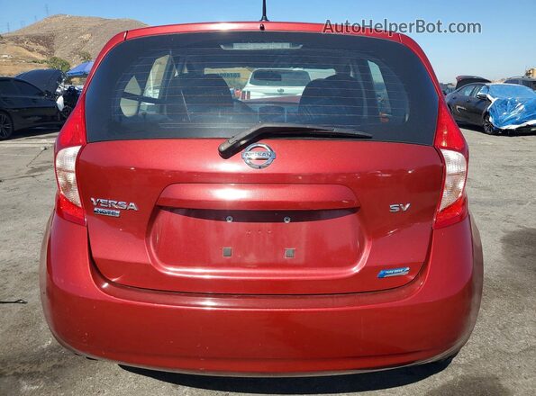 3N1CE2CP7GL352656 2016 NISSAN VERSA Бордовый Вид сзади