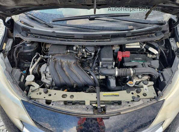 3N1CE2CP7GL355735 2016 NISSAN VERSA Black უკანა სალონის ხედი