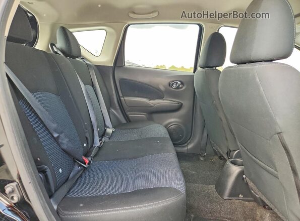 3N1CE2CP7GL355735 2016 NISSAN VERSA Black უკანა სავარძლების ხედი