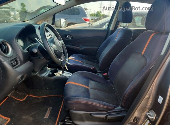 3N1CE2CP7GL379565 2016 NISSAN VERSA Gray წინა სალონის ხედი