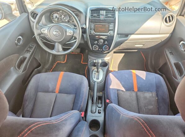 3N1CE2CP7GL379565 2016 NISSAN VERSA Gray წინა პანელის ხედი