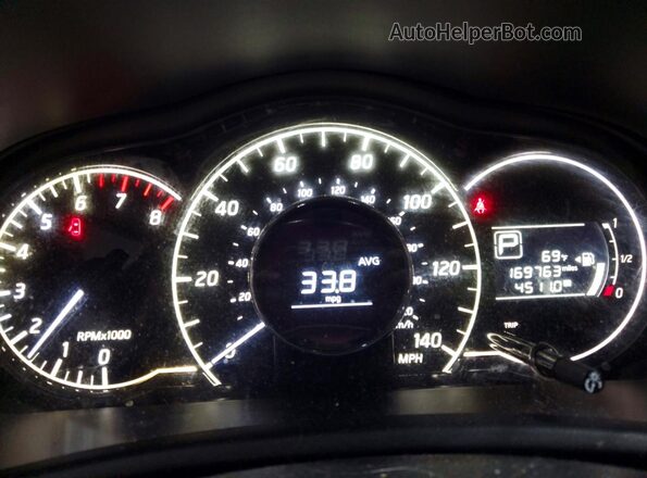 3N1CE2CP7GL402536 2016 NISSAN VERSA Серый Вид щитка приборов