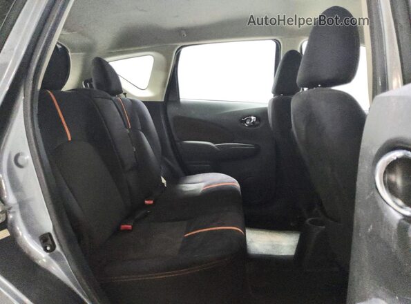 3N1CE2CP7HL381852 2017 NISSAN VERSA Gray Vista de los asientos traseros