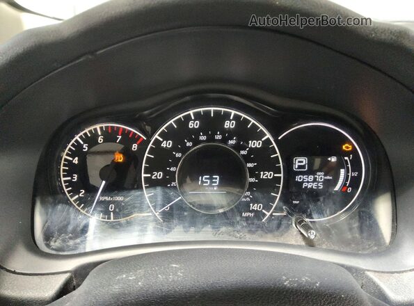 3N1CE2CP7HL381852 2017 NISSAN VERSA Gray Vista del cuadro de instrumentos