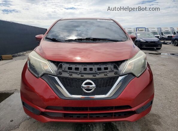 3N1CE2CP7JL370341 2018 NISSAN VERSA Red Widok z przodu