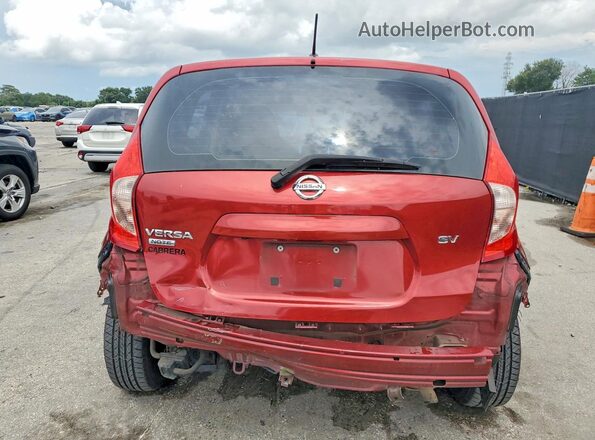 3N1CE2CP7JL370341 2018 NISSAN VERSA Red Widok z tyłu