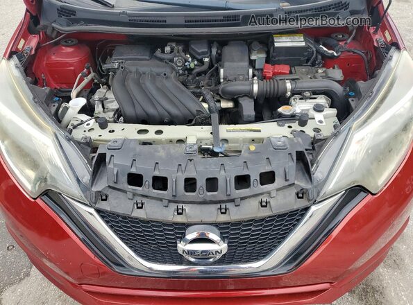 3N1CE2CP7JL370341 2018 NISSAN VERSA Red Widok wnętrza z tyłu